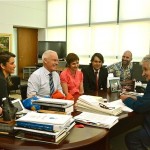 Лама Оле Нидал общается с президентом Хосе Мухикой